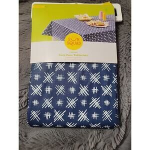 Sun Squad Oblong Easy Care Tablecloth 60” X 84” Seats 6 To 8 Rectangular